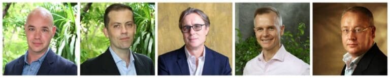 r (l) Herman胃气胀,Keagan Willemsen,威廉Niemeijer,马克Remijan,理查德这。