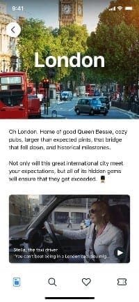 伦敦目的地屏幕