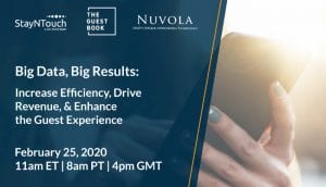 留言板,StayNTouch Nuvola可操作的数据策略——一个免费的网络研讨会