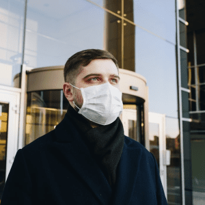 更新后的疾病控制与预防中心的面具